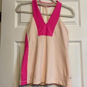Pink Vintage Lululemon Tank.